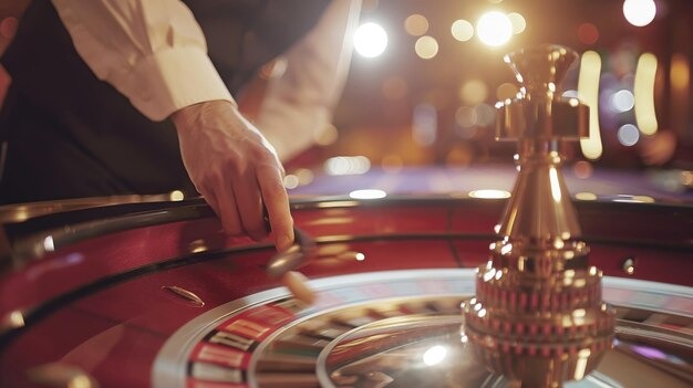 Live blackjack dealer at hia toto Spadegaming studio